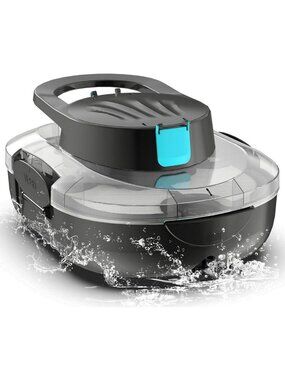 Cordless Robotic Pool Cleaner for Above Ground Pools - Efficient, Easy to Use